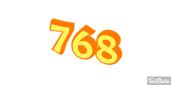 768 Texteffekt