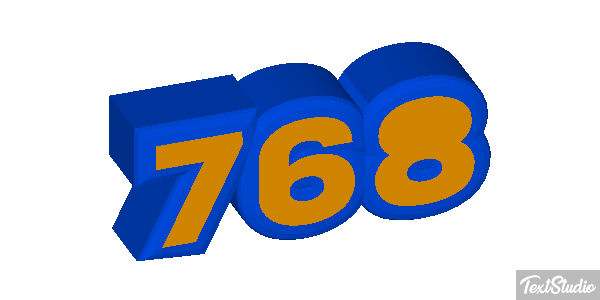 768 Texteffekt