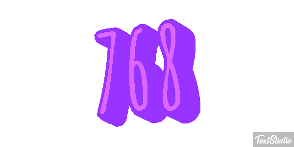 768 Texteffekt