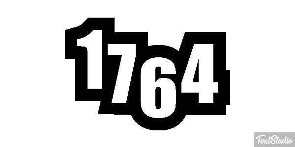 1764 Text effect