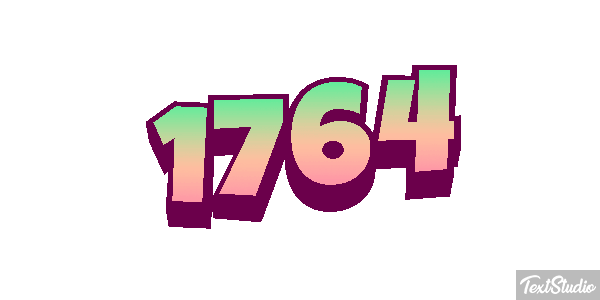 1764 Text effect