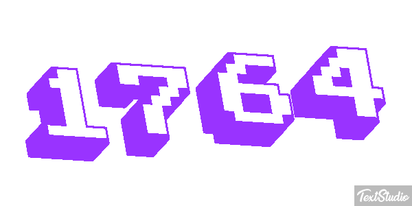 1764 Text effect