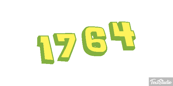 1764 Text effect
