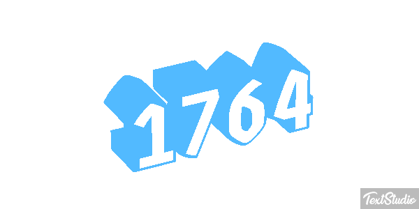 1764 Text effect
