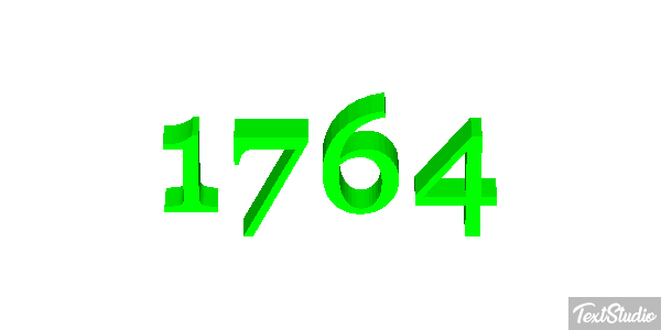 1764 Text effect