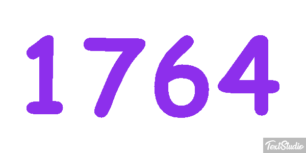 1764 Text effect