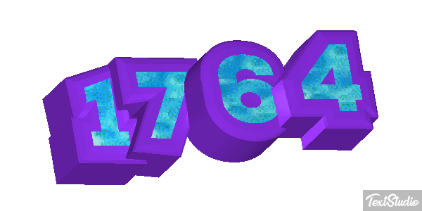 1764 Text effect