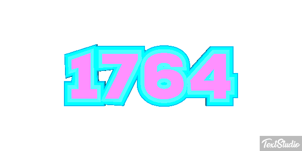 1764 Text effect