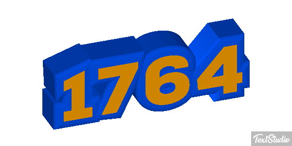 1764 Text effect