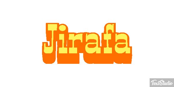 Jirafa Effet de texte