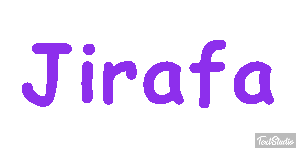 Jirafa Effet de texte