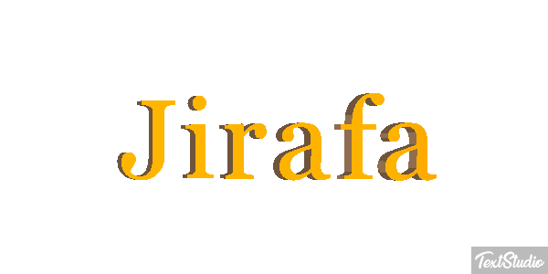 Jirafa Effet de texte