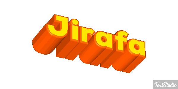 Jirafa Effet de texte