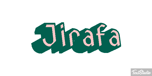 Jirafa Effet de texte
