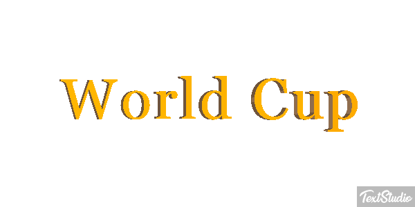 World Cup Efecto de texto