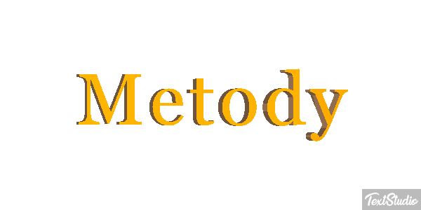 Metody Efekt tekstowy