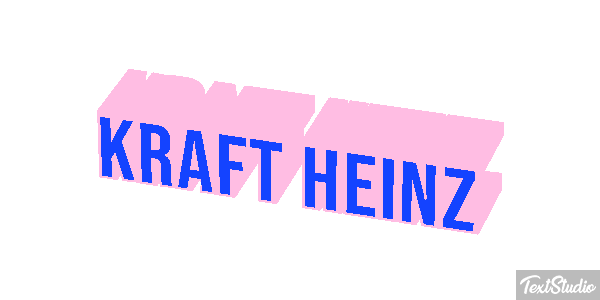 Kraft Heinz Текстовый эффект