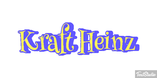 Kraft Heinz Текстовый эффект