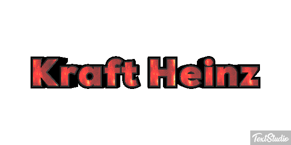 Kraft Heinz Текстовый эффект