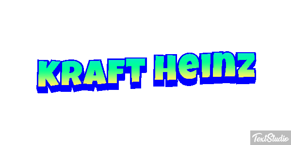 Kraft Heinz Текстовый эффект