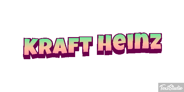 Kraft Heinz Текстовый эффект