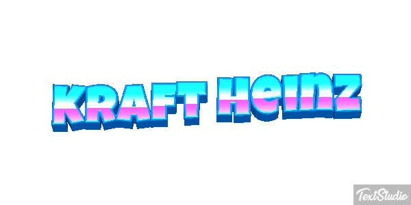 Kraft Heinz Текстовый эффект