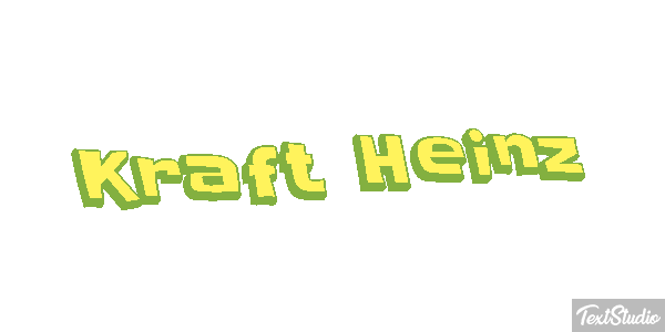 Kraft Heinz Текстовый эффект
