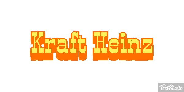 Kraft Heinz Текстовый эффект