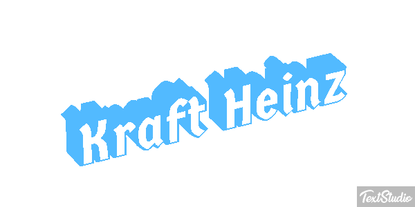 Kraft Heinz Текстовый эффект