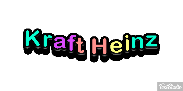 Kraft Heinz Текстовый эффект