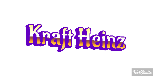 Kraft Heinz Текстовый эффект