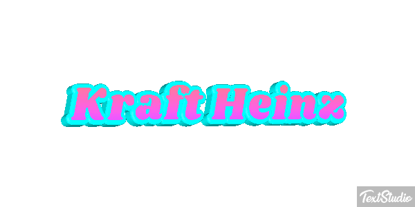 Kraft Heinz Текстовый эффект
