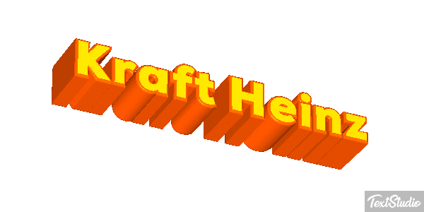 Kraft Heinz Текстовый эффект