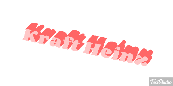 Kraft Heinz Текстовый эффект