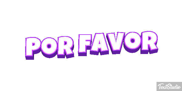 Por favor Efeito do texto