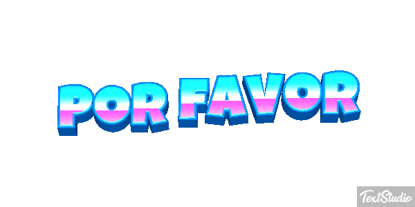 Por favor Efeito do texto