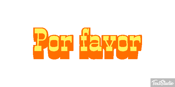 Por favor Efeito do texto