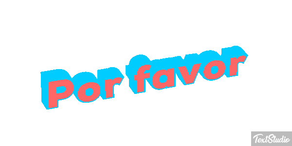Por favor Efeito do texto
