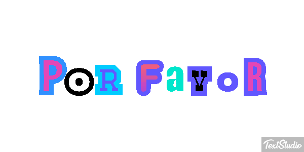 Por favor Efeito do texto