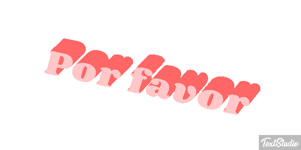 Por favor Efeito do texto
