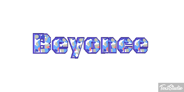 Beyonce Text effect
