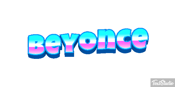 Beyonce Text effect