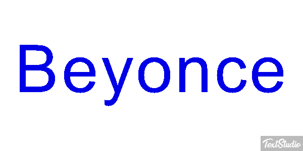 Beyonce Text effect