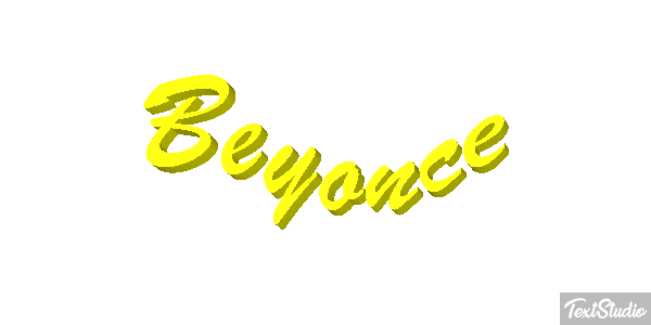 Beyonce Text effect
