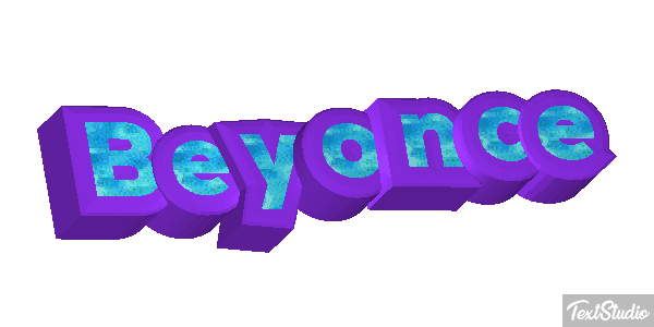 Beyonce Text effect