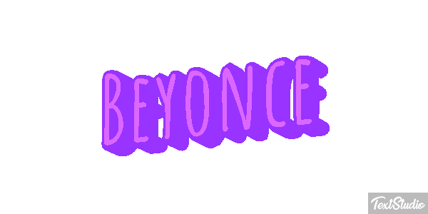 Beyonce Text effect