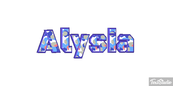 Alysia Tekst effect