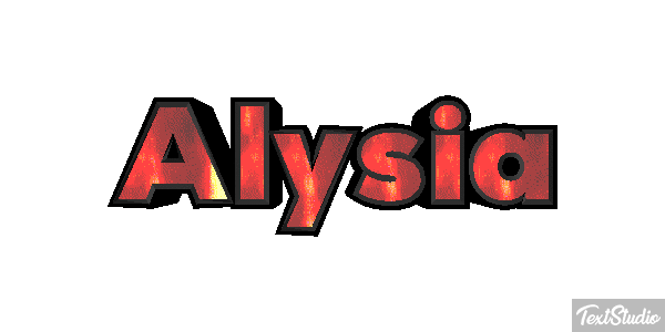 Alysia Tekst effect