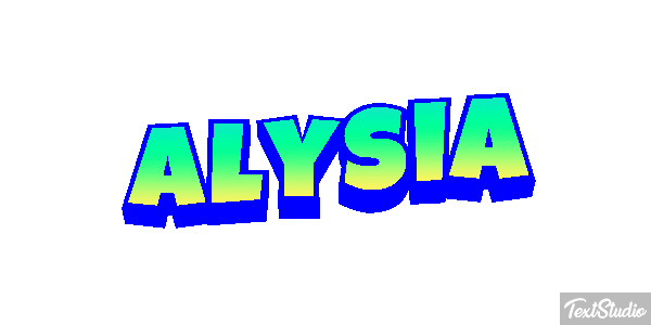 Alysia Tekst effect