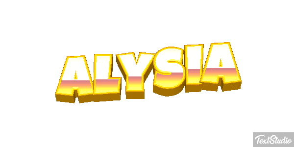 Alysia Tekst effect